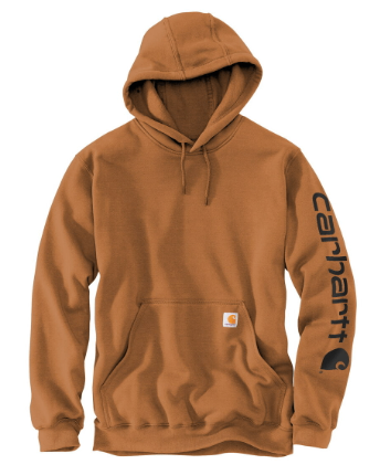 Carhartt Brown Hoodie - Size L