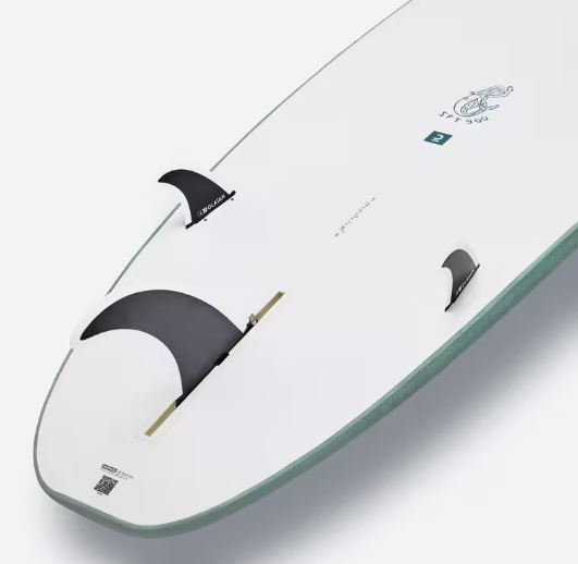 SURFBOARD 900 EPOXY SOFT 8'4 with 3 fins.